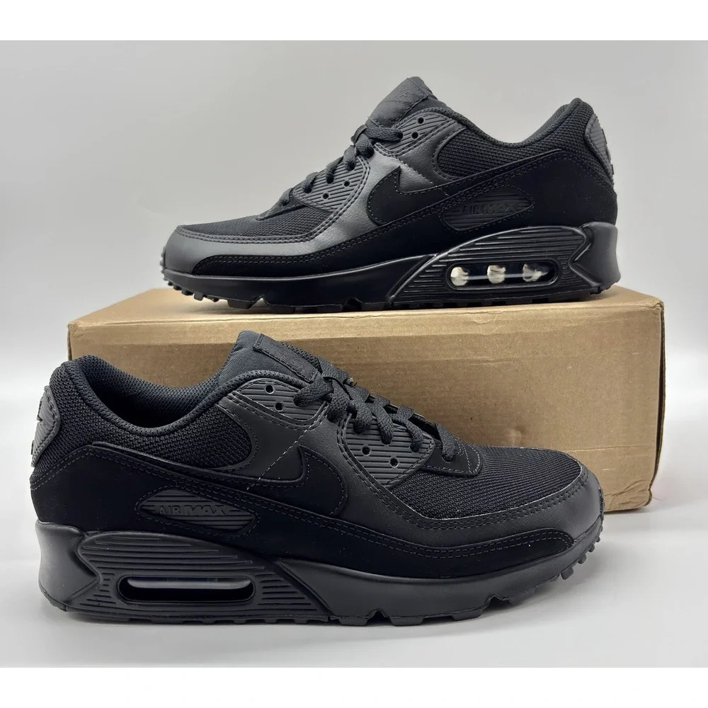 Nike Air Max 90 Triple Black Size 8.5 CN8490 003
